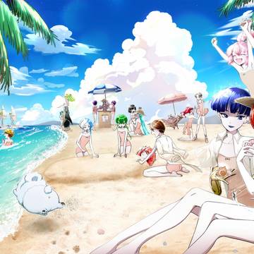 みんなで日光浴!