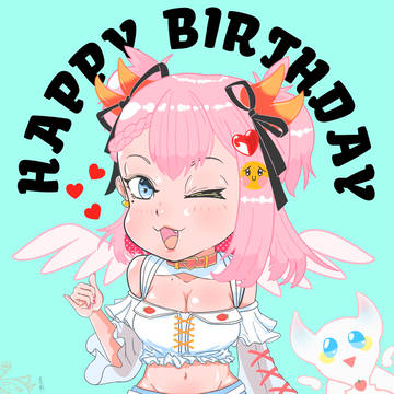 尼娜2024生日賀圖(非生日贈禮ver.)