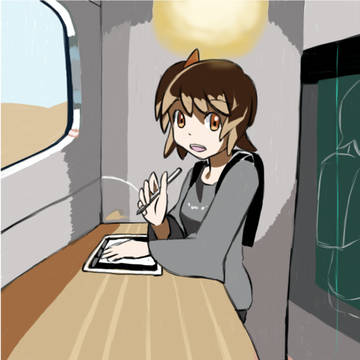 登校中