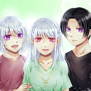 家族写真【マティ&ミア+母親👼🏻😈🕊️】