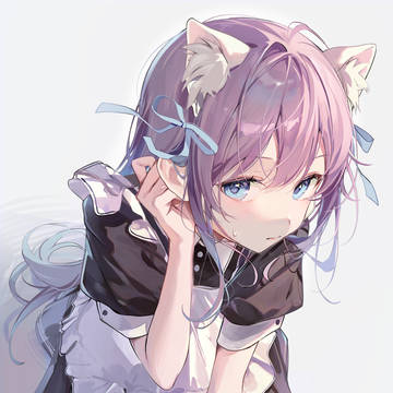 メイド服を着せられるお嬢様