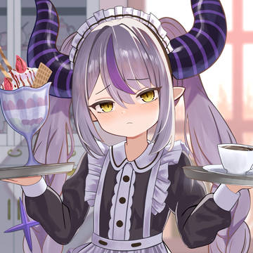 メイドをやらされるラプ様