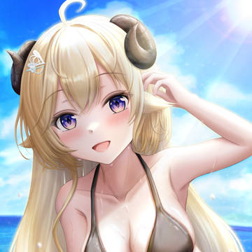 もう1回泳ご！🐏☀️