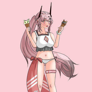 ［Arknights/明日方舟］特蕾西娅泳装哦😋