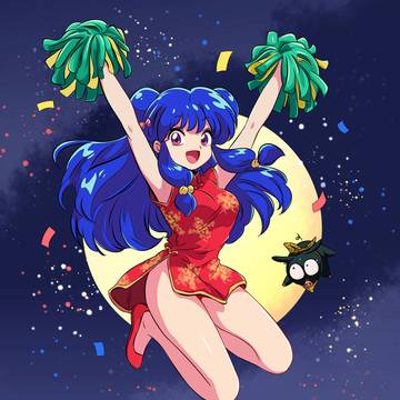 Shampoo and P-chan Fan art