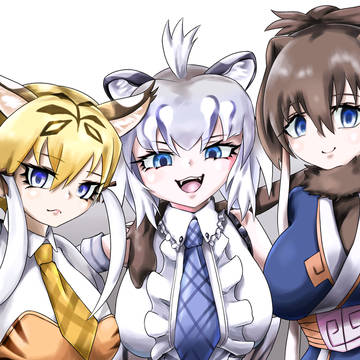 顔メインで3人