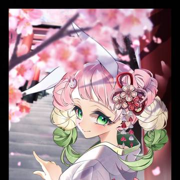 桜に幕