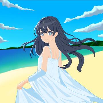 夏の海辺