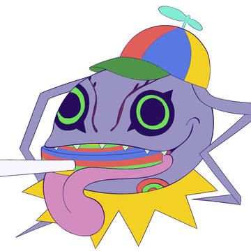 Keramon with a Lollipop