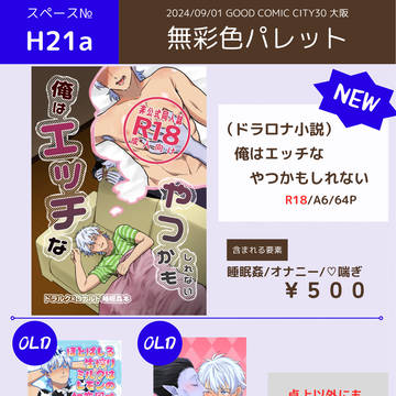 【9/1インテ】お品書き