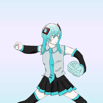 ピッチャー初音ミク