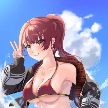 夏を連れてきた女