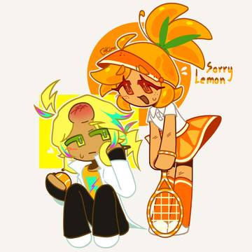 Orange cookie x Lemon cookie