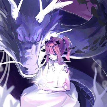 青い宝石と竜の子