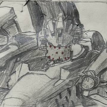 昔描いたナイトフォール