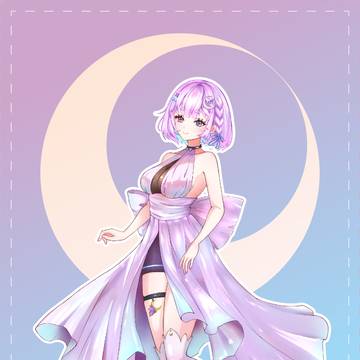 Vtuber _幻月Moondogs _二創