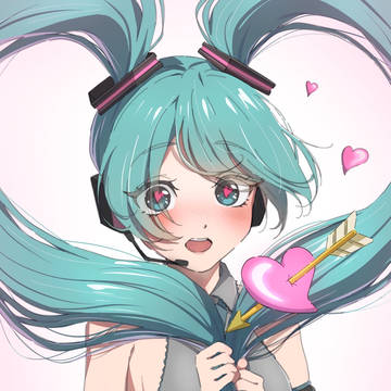 きゅん…な、ミクさん