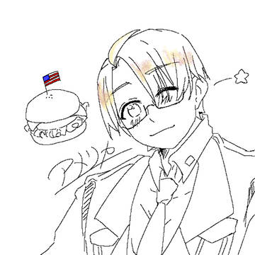 ヘタリアイラスト　アメリカさん