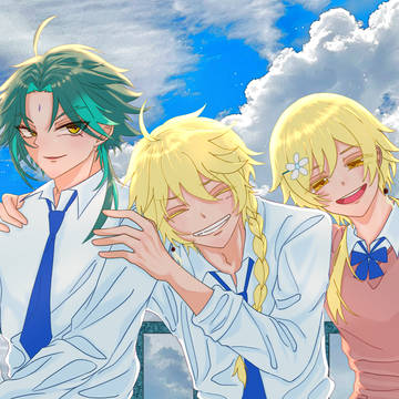 魈と空と蛍