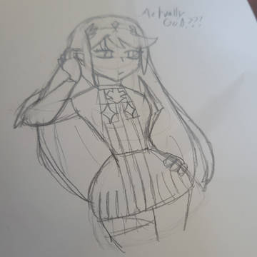 Mythra sketch cause I was bored
