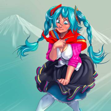 Andean Hatsune Miku