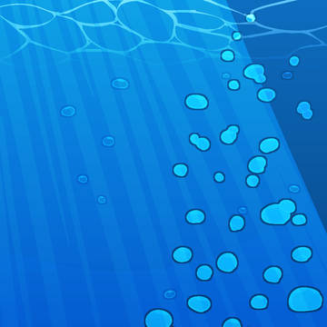 海の中
