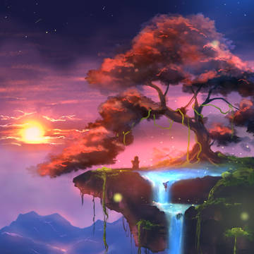 Mountain scenery practice