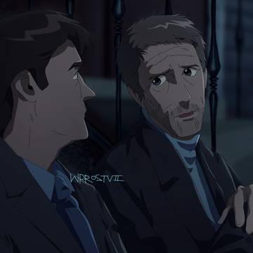 Wilson and House talking