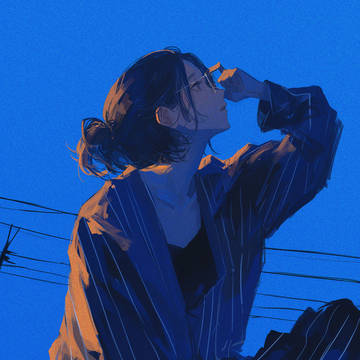 blue