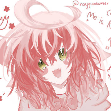my oc mascot painting i drew~
