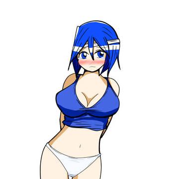 下着姿カチュアちゃん