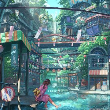 滝壺街の風鈴祭り