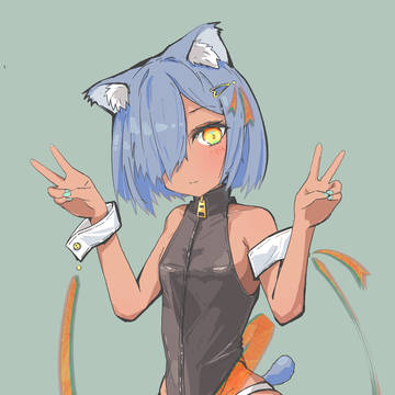 褐色けもみみ