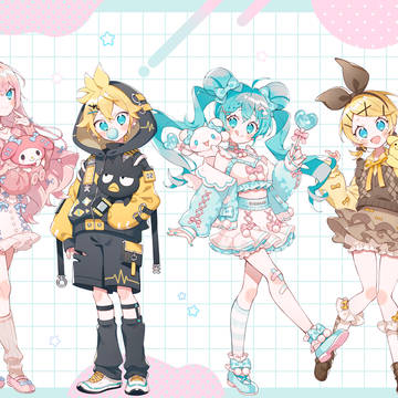 ピアプロキャラクターズ×サンリオキャラクターズコラボ