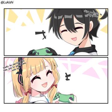 Momoi the gamer