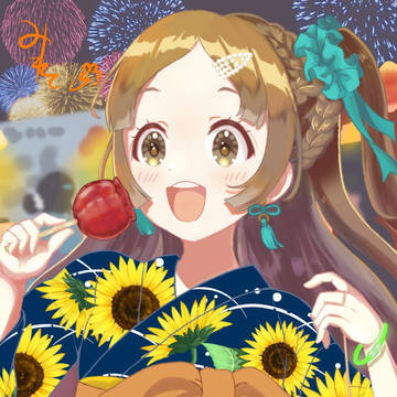 千奈ちゃんと夏祭り🎇