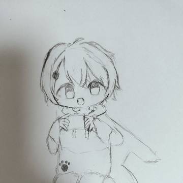 こんにちはそらねこくんをアナログで描きましたフォローしてくれると