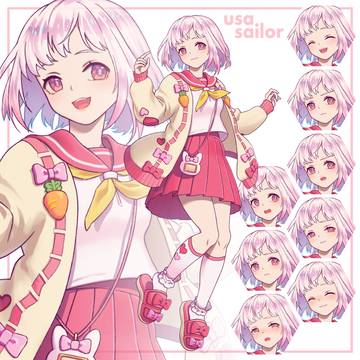 うさセーラーボブ