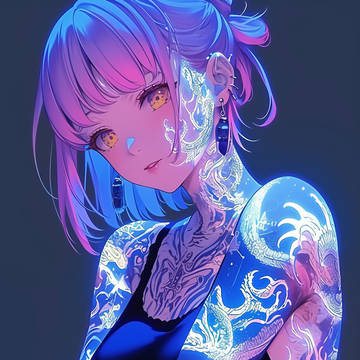 Neon girl