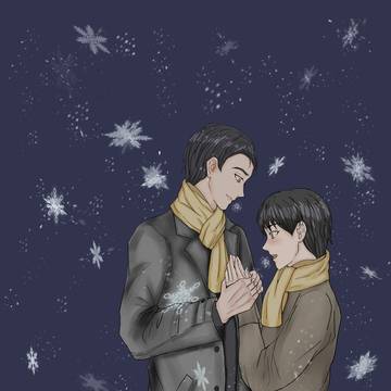 雪が降る時、恋人のあたたかい掌