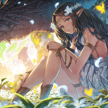 竜と少女