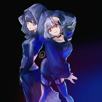 六花とアカネ