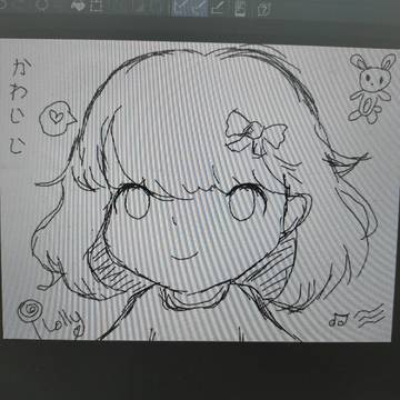 空き時間に落書きする🖌️
