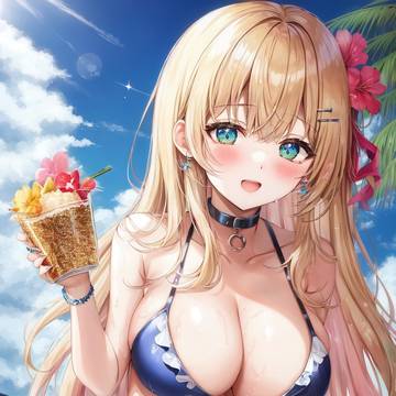 金髪ビキニ