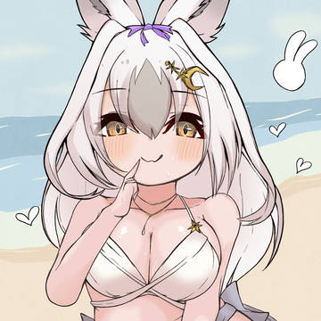 カンジキウサギと海デート🐰💗
