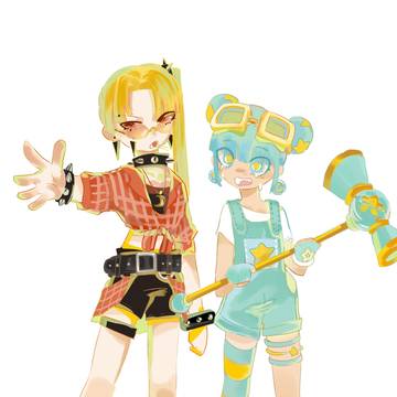 色鮮やかの女の子