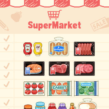 Supermarket / food icon