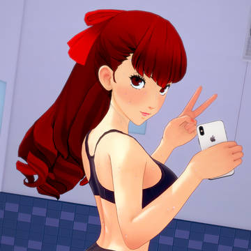 A quick selfie after workout.