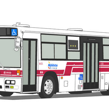 No.26　西鉄バス久留米　◯吉 9100号車