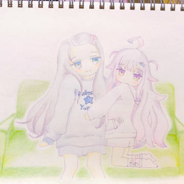 ゆらぎちゃんとサカバンバスピスちゃん